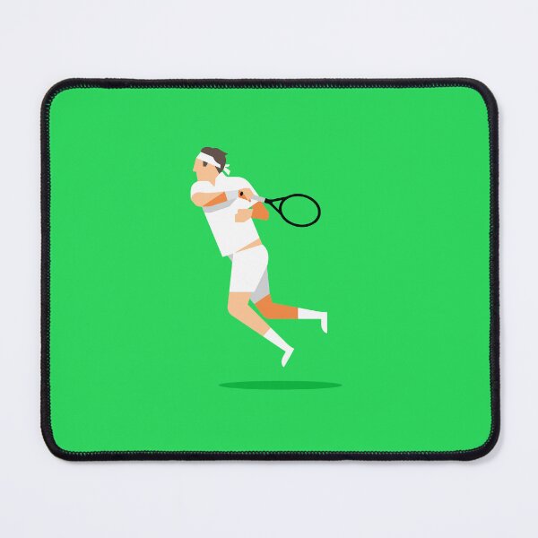 Item preview, Federer In Action Vector Art designed and sold by Lara Samuel.