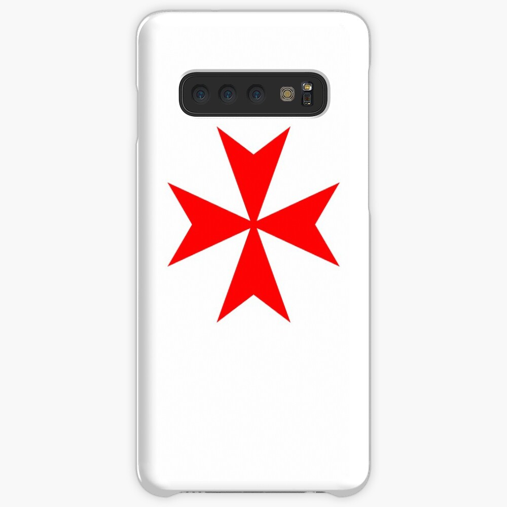 Maltese Cross Red Case & Skin for Samsung Galaxy