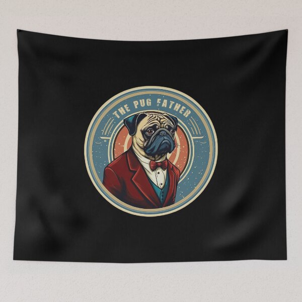 Item preview, The Pug Father vintage designed and sold by nicestr.