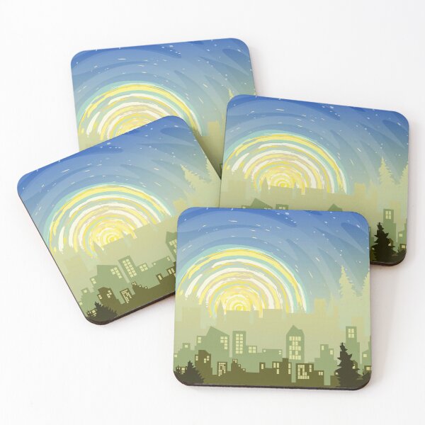 Item preview, City colorful landscape designed and sold by Art-Ilustration.