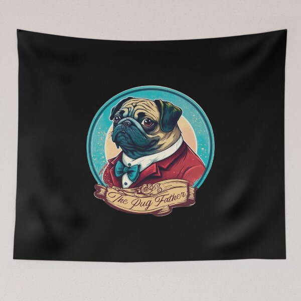 Item preview, The Pug Father vintage designed and sold by nicestr.