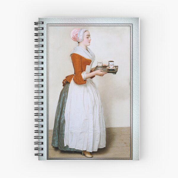 Item preview, The Chocolate Girl by Jean-Étienne Liotard Remastered Classical Art Xzendor7 Old Masters Reproductions designed and sold by Xzendor7 Digital Art Creations.