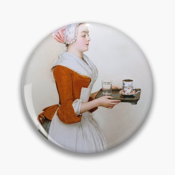 Item preview, The Chocolate Girl by Jean-Étienne Liotard Remastered Classical Art Xzendor7 Old Masters Reproductions designed and sold by Xzendor7 Digital Art Creations.