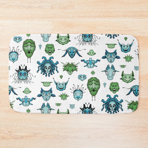 Item preview, Monster Faces Pink Background designed and sold by Josslyn Hagen.