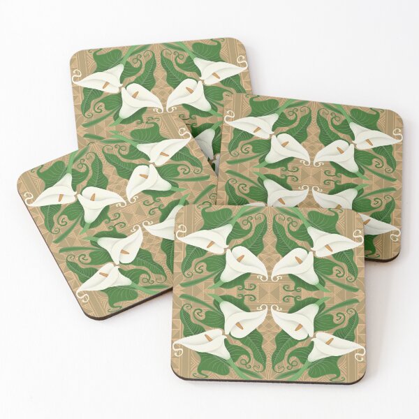 Item preview, Arum lilies - camel designed and sold by AprilAppleArt.