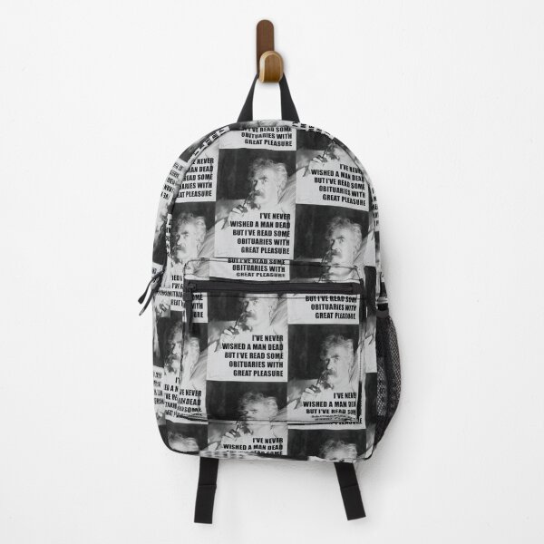 Item preview, I've Never Wished A Man Dead, But I've Read Some Obituaries With Great Pleasure - Mark Twain Literary Quote designed and sold by SubtleSplit.