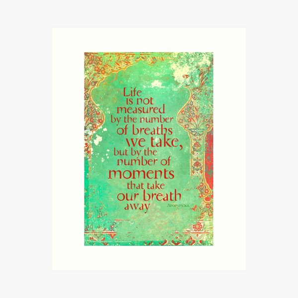Item preview, Life is not Measured designed and sold by AngiandSilas.