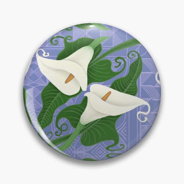 Item preview, Arum lilies - cameo designed and sold by AprilAppleArt.