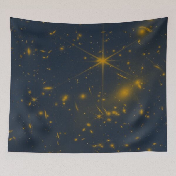 Item preview, Stars & galaxies from James Webb Space Telescope - gold designed and sold by rahilvalani.
