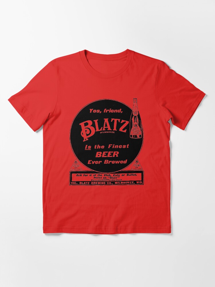 "Vintage Blatz Beer Advertising 1911" Tshirt for Sale by mkkessel Redbubble beer tshirts