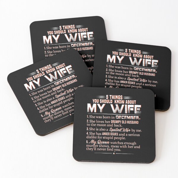 Item preview, 5 Things You Should Know About My Wife Was Born In December Tee Gift Love designed and sold by BargerStore.