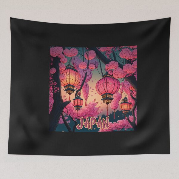 Item preview, Original art Vintage style Japanese Travel Poster Print designed and sold by 3 CITIES.