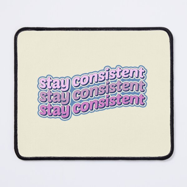 Item preview, Stay Consistent Purple Motivational designed and sold by dailycake.