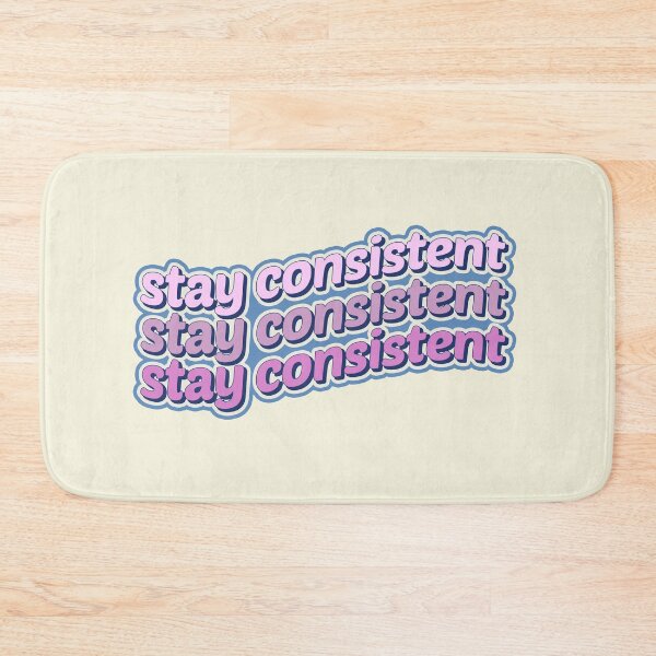 Item preview, Stay Consistent Purple Motivational designed and sold by dailycake.
