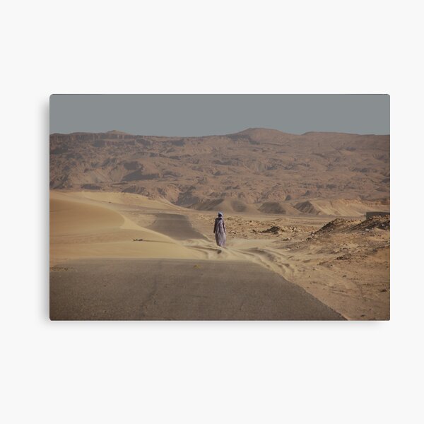Desert road, Egypt Canvas Print