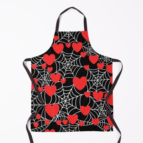 Item preview, Spiderwebs and hearts dark background large scale designed and sold by Rosefurn.