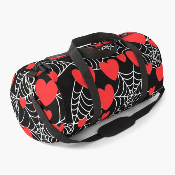 Item preview, Spiderwebs and hearts dark background large scale designed and sold by Rosefurn.
