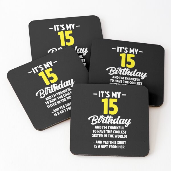 Item preview, 15 Year Old Boy Girl Funny Sister Birthday Decorations designed and sold by BargerStore.