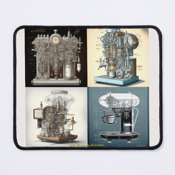 Item preview, Coffee Machine Poster Print designed and sold by Charlies-Artbox.