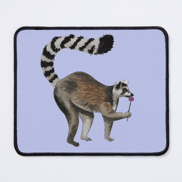 Item preview, Happy Lemur Eating Flower Light designed and sold by Nicky Rollings.