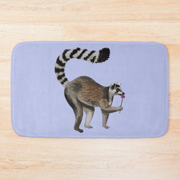 Item preview, Happy Lemur Eating Flower Light designed and sold by Nicky Rollings.