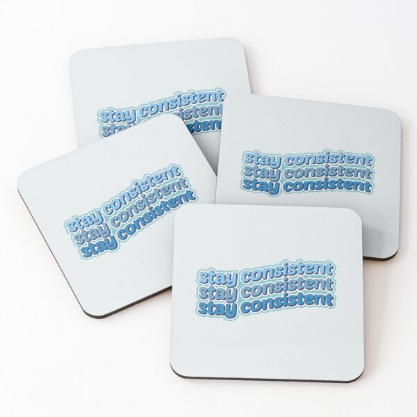 Item preview, Stay Consistent Blue Motivational designed and sold by dailycake.