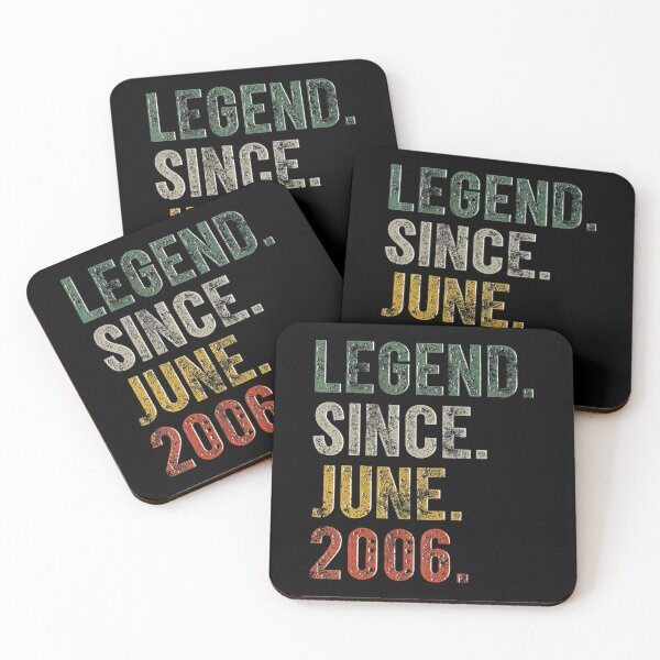 Item preview, 16th Birthday Retro 16 Years Old Legend Since June 2006 designed and sold by BargerStore.