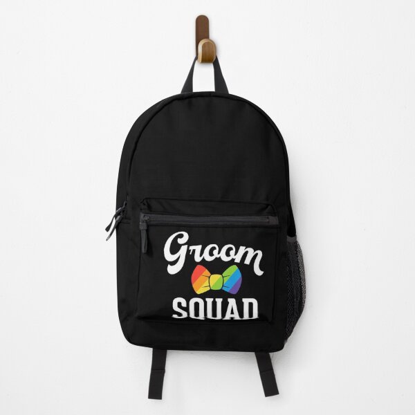 Item preview, Groom Squad LGBT Pride Gay Bachelor Wedding designed and sold by QueenOfPrint.