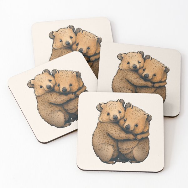Item preview, Cute Quokkas Hugging - Significant Quokkas designed and sold by stickertopic.