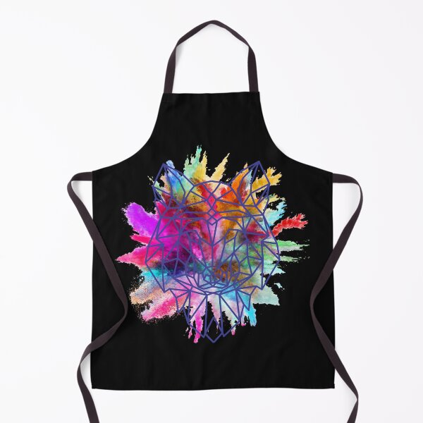 Item preview, Watercolour & Geometric Wolf designed and sold by Rastinoy.