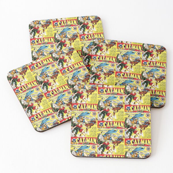 Item preview, Cat-Man Comics Vol.01 1940's Superhero Comic Cover designed and sold by AllTheFaeThings.