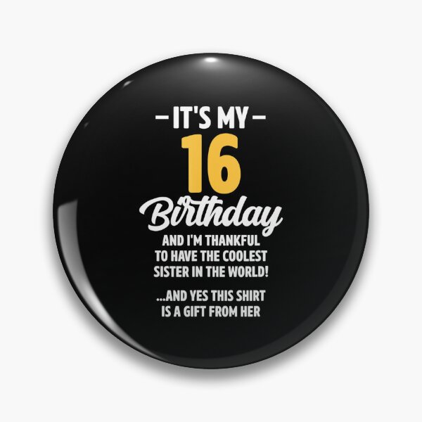 Item preview, 16 Year Old Boy Girl Funny Sister Birthday Decorations designed and sold by BargerStore.