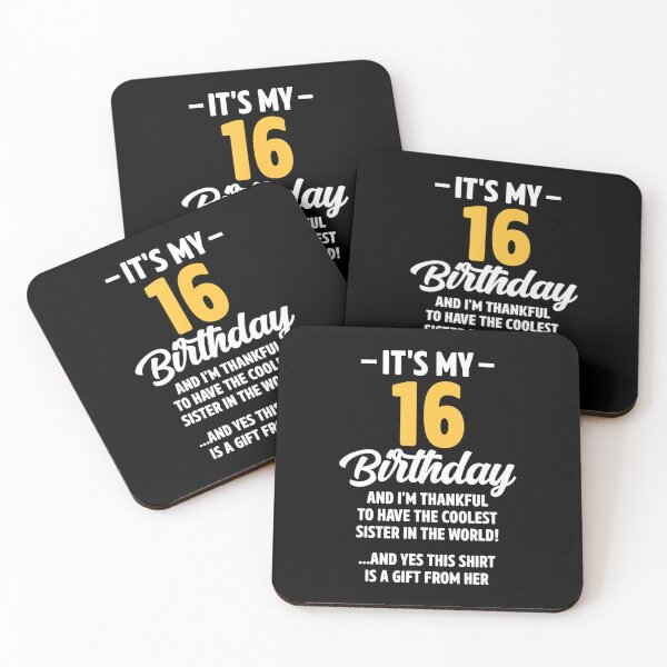 Item preview, 16 Year Old Boy Girl Funny Sister Birthday Decorations designed and sold by BargerStore.