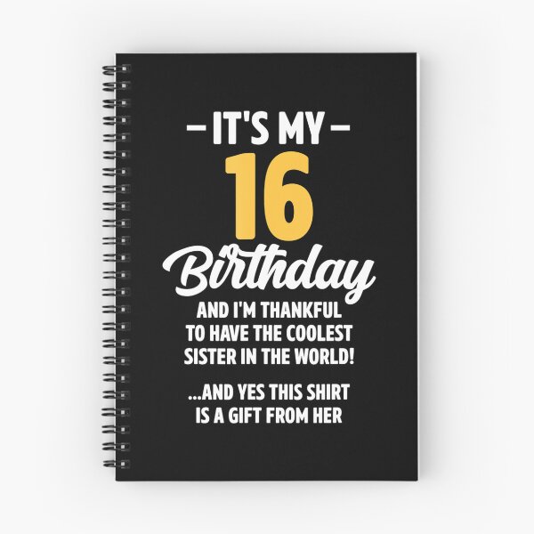 Aperçu de l'œuvre Décorations d'anniversaire de soeur drôle de garçon de 16 ans créée et vendue par BargerStore.