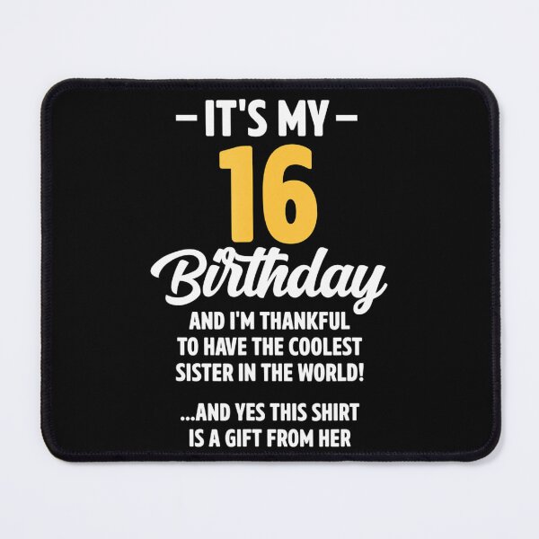 Item preview, 16 Year Old Boy Girl Funny Sister Birthday Decorations designed and sold by BargerStore.