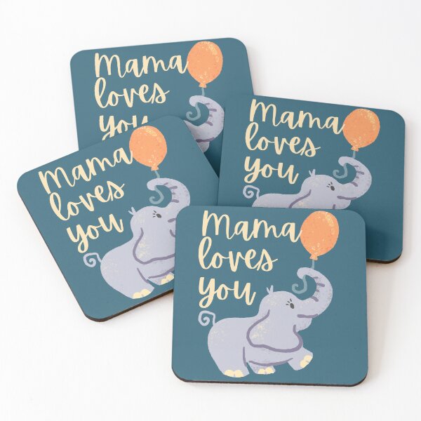 Item preview, Mama Loves You Little Elephant designed and sold by Annet KY.