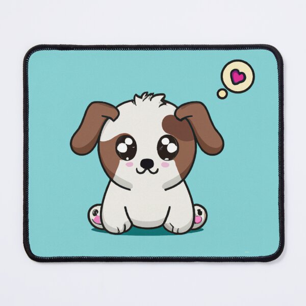 Item preview, Struck By Love, Lovestruck dog, a Cute gift for Valentines Day designed and sold by Color-Me-Blue.