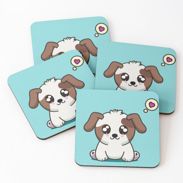 Item preview, Struck By Love, Lovestruck dog, a Cute gift for Valentines Day designed and sold by Color-Me-Blue.