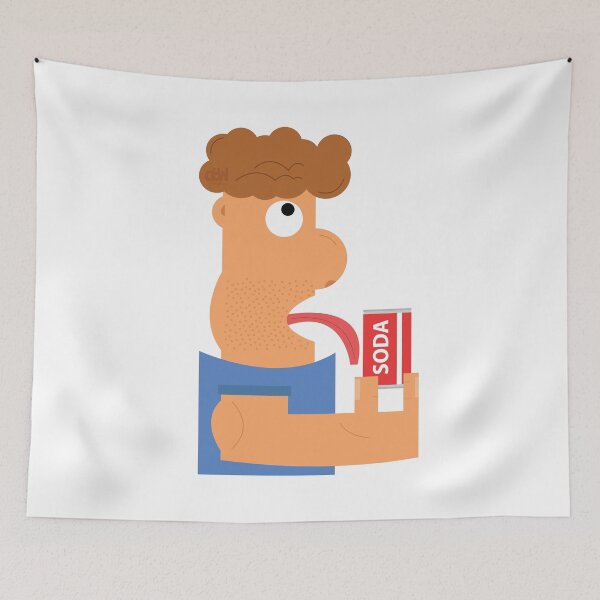 Item preview, I love Soda Meme Funny Lick Fav Soda Can Graphic Animated Art Work LOL designed and sold by doseofwin.