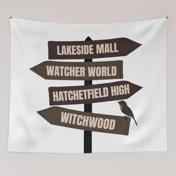Item preview, Starkid - Hatchetfield Sign Post designed and sold by humnoo.
