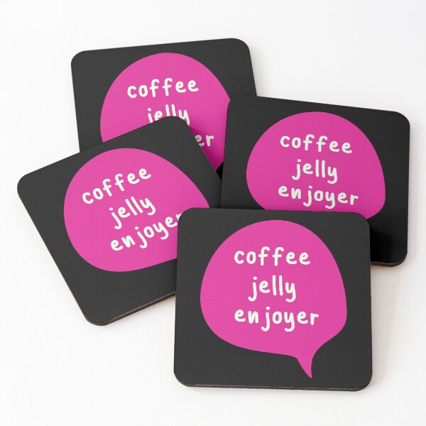 Item preview, Saiki Kusuo Coffee Jelly Enjoyer in Pink designed and sold by lexa-jpg.