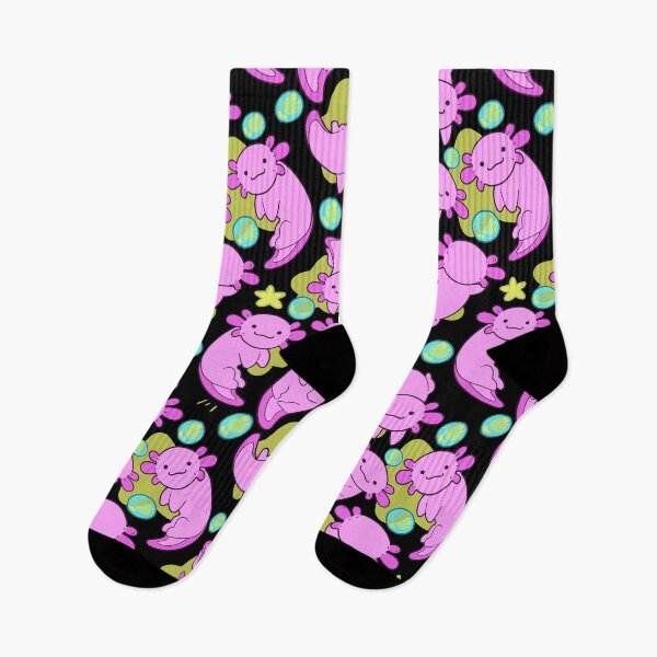 Item preview, Pink axolotl with dark background designed and sold by Mossysplashart.