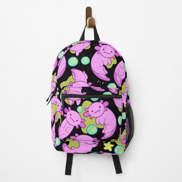Item preview, Pink axolotl with dark background designed and sold by Mossysplashart.