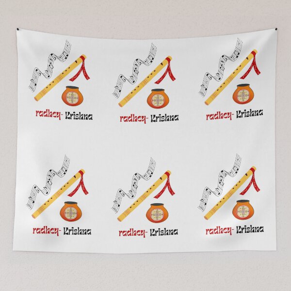 Item preview, Om Radha Krishnabhyam Namah designed and sold by Sonisha.