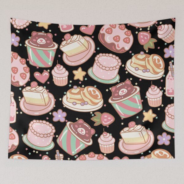 Item preview, South Korean Doodled Cafe (black-colorful) designed and sold by Dorina Larsdotter.