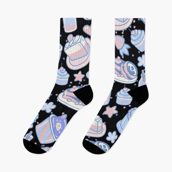 Item preview, South Korean Doodled Cafe (black-blue) designed and sold by Dorina Larsdotter.