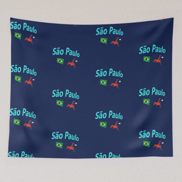 Item preview, São Paulo, Brazil Soccer abstract design  designed and sold by lobodelnoir.