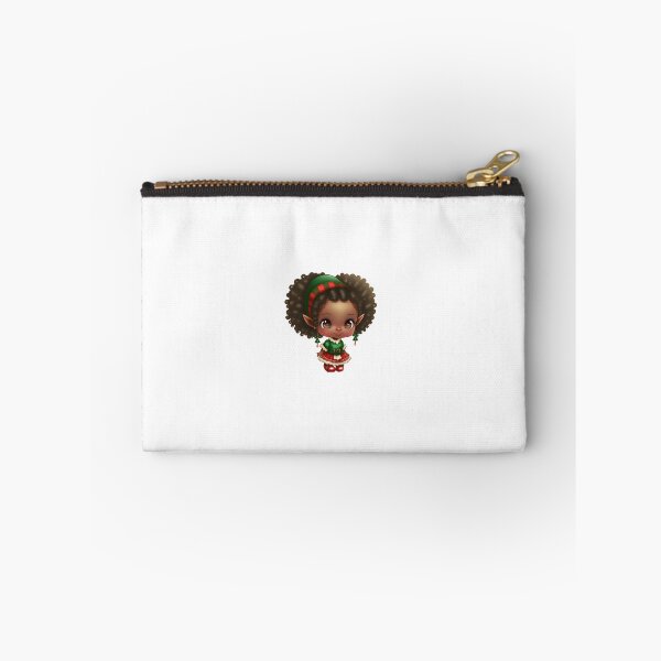 Item preview, Afro-Fabulous Christmas Elf designed and sold by TheChibiStore.