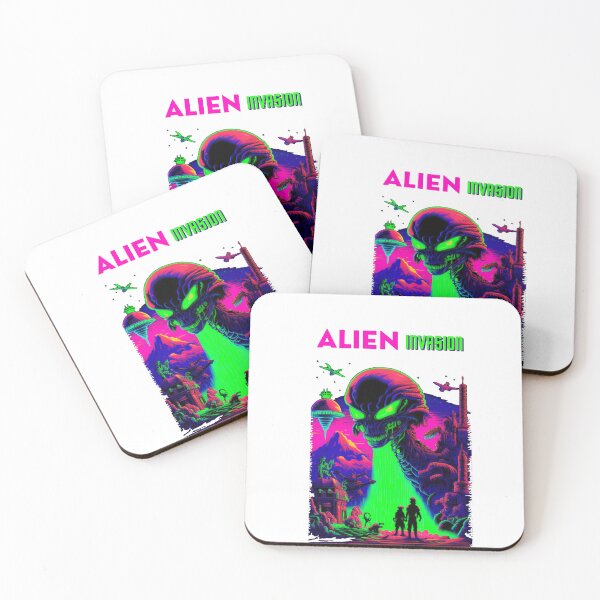 Artikelvorschau, Alien-Invasion entworfen und verkauft von JthomasArts.
