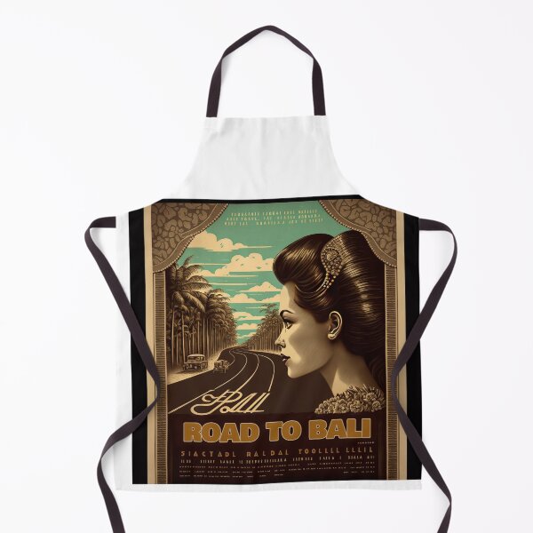 Item preview, Original art Vintage style Bali Travel Poster Print designed and sold by Charlies-Artbox.